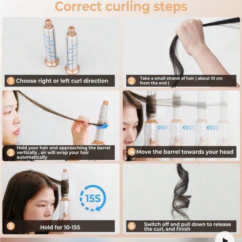 7 in 1 high speed brushless hair dryer